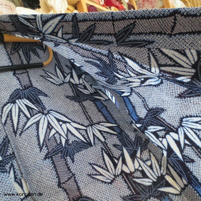 Bambus Seersucker Shibori Yukata