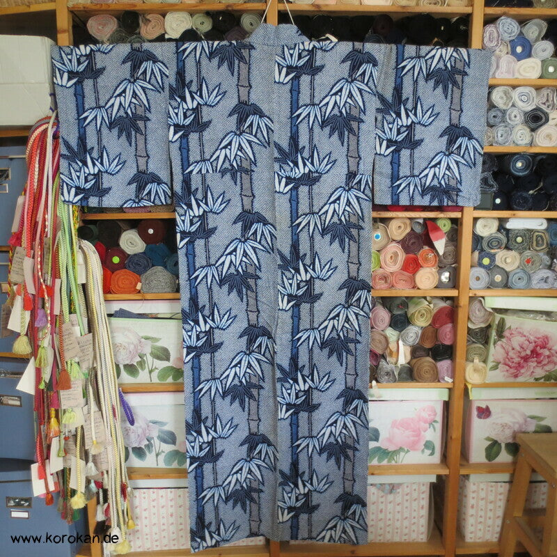 Bambus Seersucker Shibori Yukata