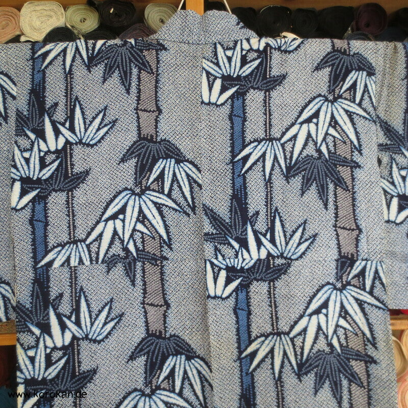 Bambus Seersucker Shibori Yukata