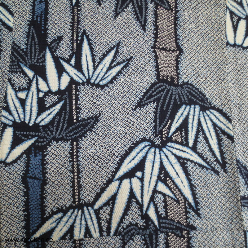 Bambus Seersucker Shibori Yukata