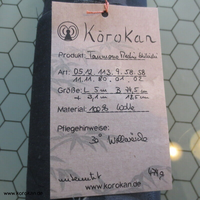 Shikishi, Bildrollen Männer Juban Kimono Wollmuslin