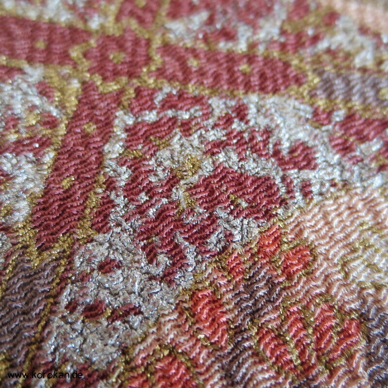 festlicher diagonales Gittermuster Komon Kimono