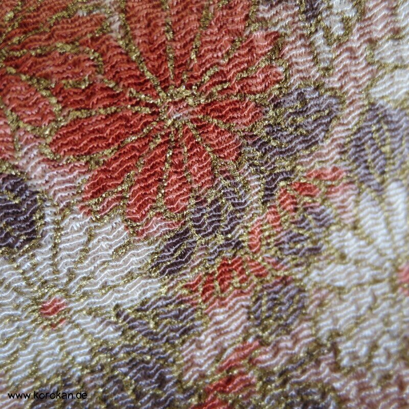 festlicher diagonales Gittermuster Komon Kimono