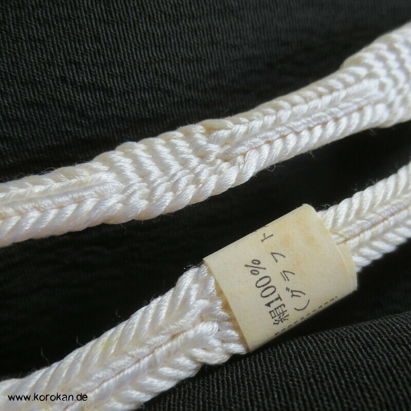 Bambus am Gitter, teilbestickt Haori, mit Himo