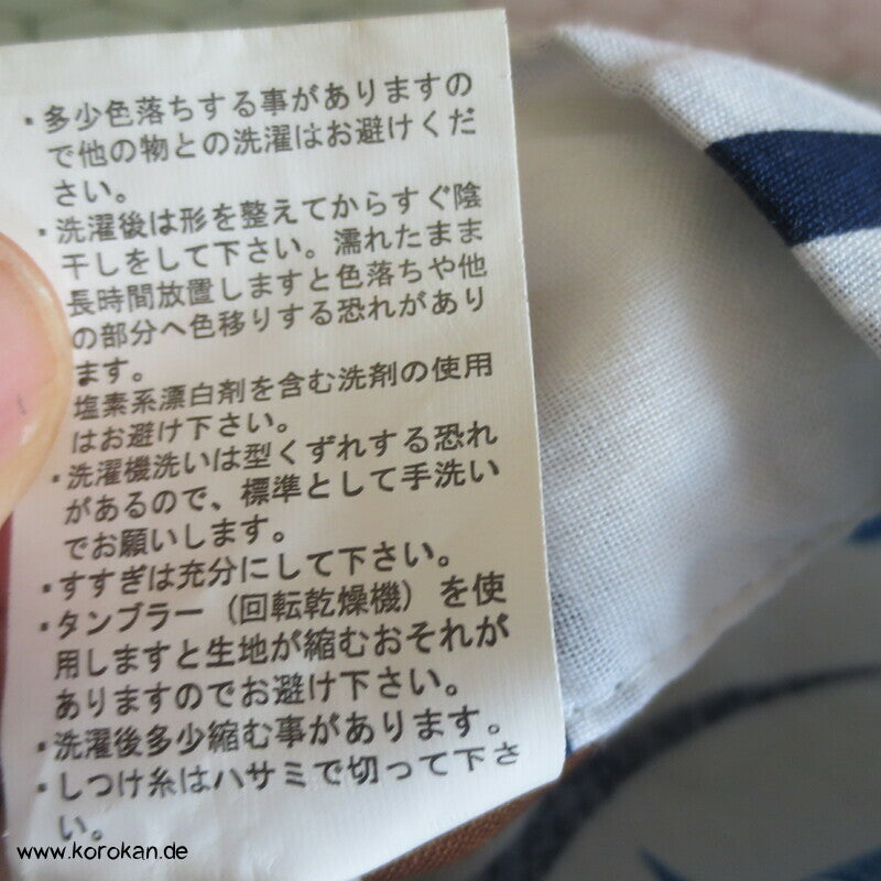 Yukata Kimono für Kinder, Segelboote und Wellen