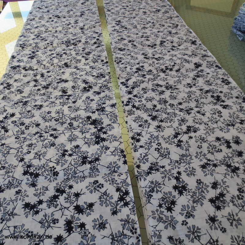 Blütenzweige Yukata Kimono Baumwolle