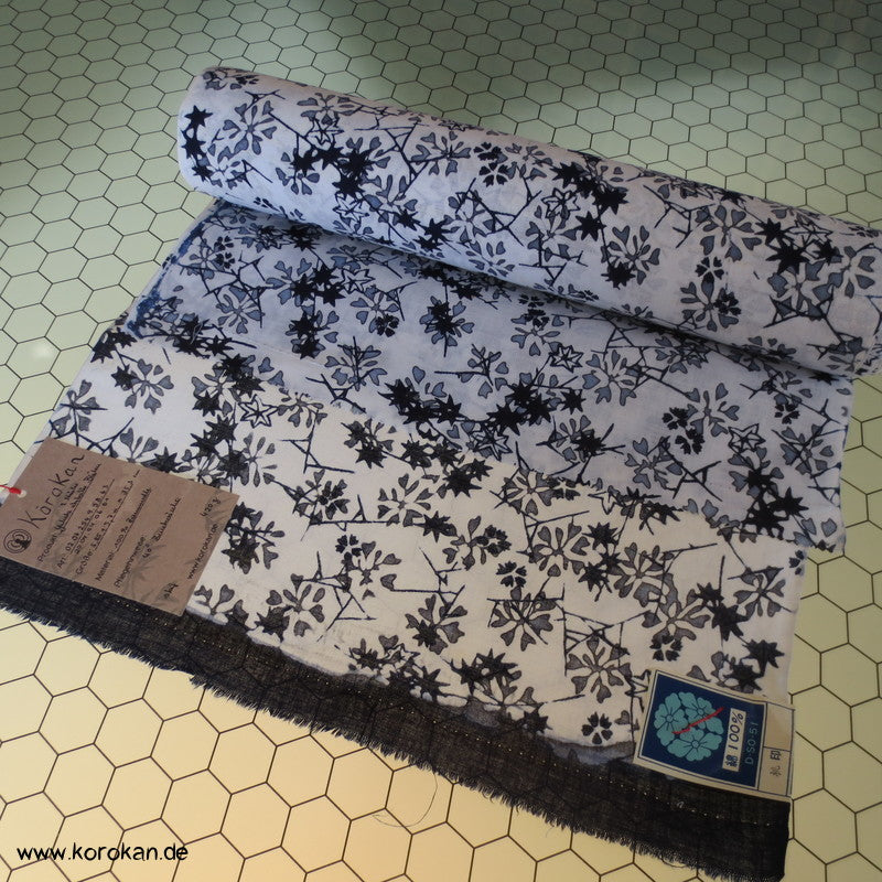 Blütenzweige Yukata Kimono Baumwolle