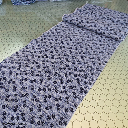 fließendes Wasser - Ahornblätter Yukata Kimono Baumwolle