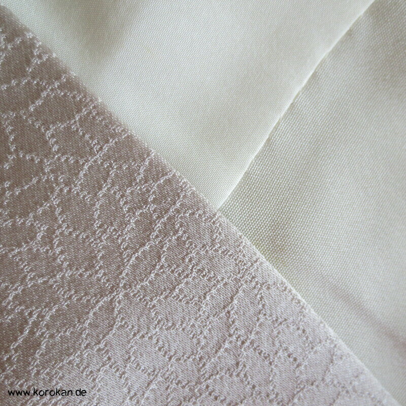 Blüten am Fluss - blassmauve Tsukesage Sogo Kimono