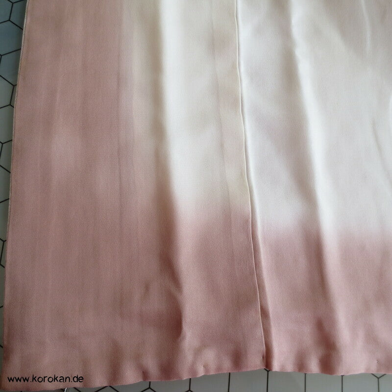 Blüten am Fluss - blassmauve Tsukesage Sogo Kimono