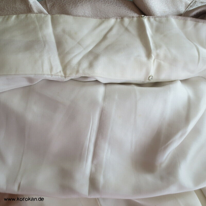 Blüten am Fluss - blassmauve Tsukesage Sogo Kimono