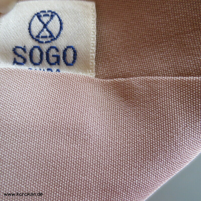 Blüten am Fluss - blassmauve Tsukesage Sogo Kimono