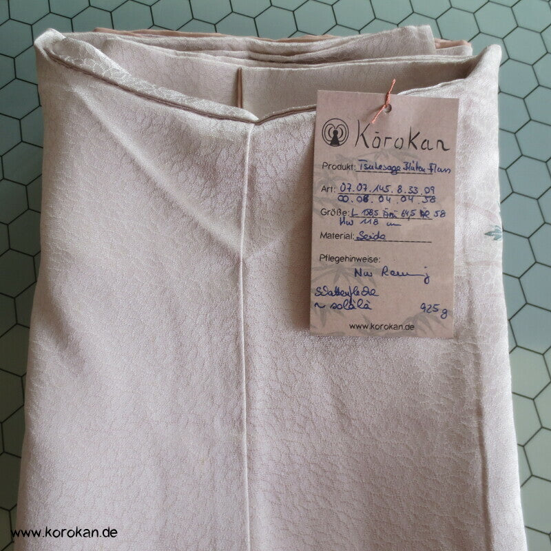 Blüten am Fluss - blassmauve Tsukesage Sogo Kimono