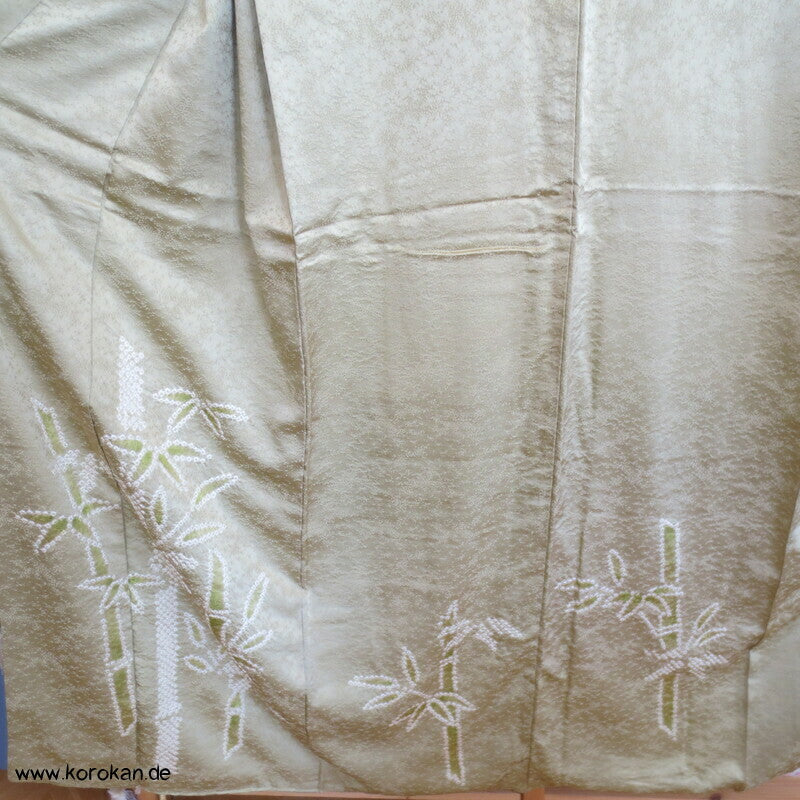 Shibori Bambus Tsukesage Kimono