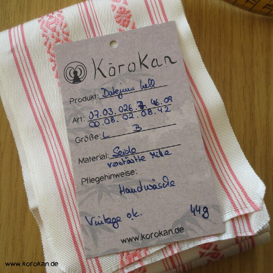 Hakata Streifen heller Date Jime Obi für Juban