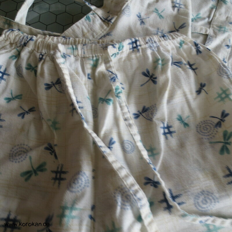 Tombo Libellen Jinbei für Kinder - Kimono Zweiteiler aus Hose und Jacke