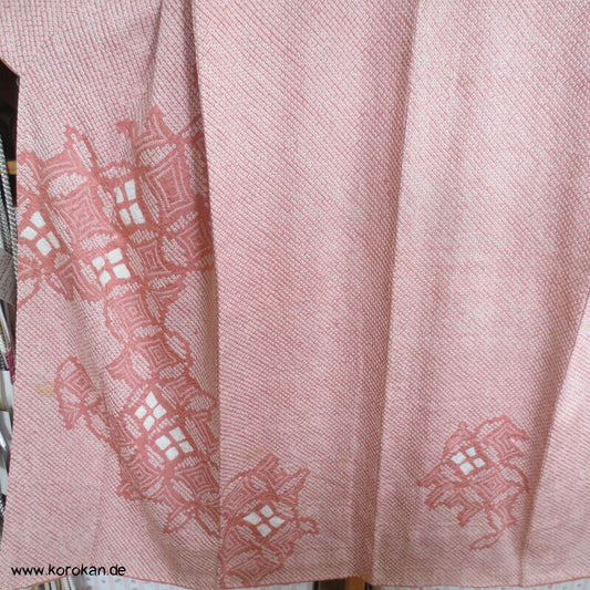 Full Shibori Shippo Motive Tsukesage Kimono