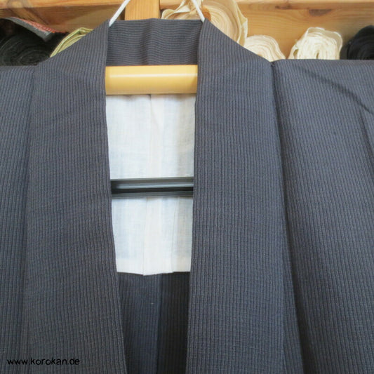 fein karierter Sha Seiden Hitoe Sommer Männer Kimono