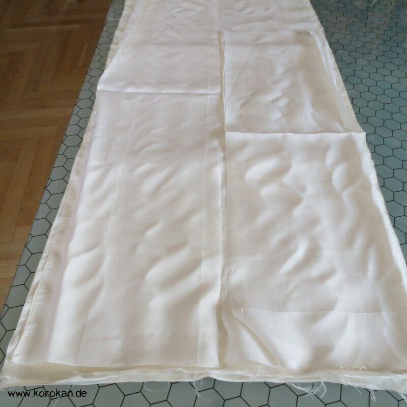 Araihari Kimono Honan Seiden Futter, hell, schmiegsam
