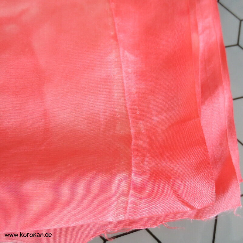 Araihari Kimono Honan Seiden Futter,wolkig apricot
