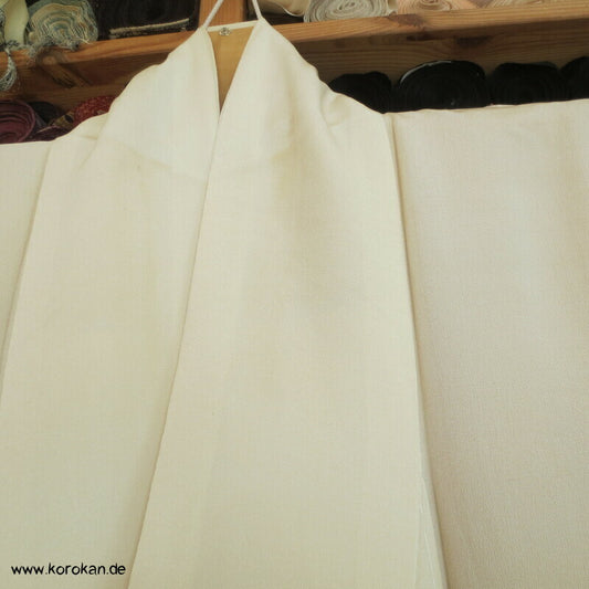 Nakagi Zwischenlagen Kimono, uni natur Seidencrepe