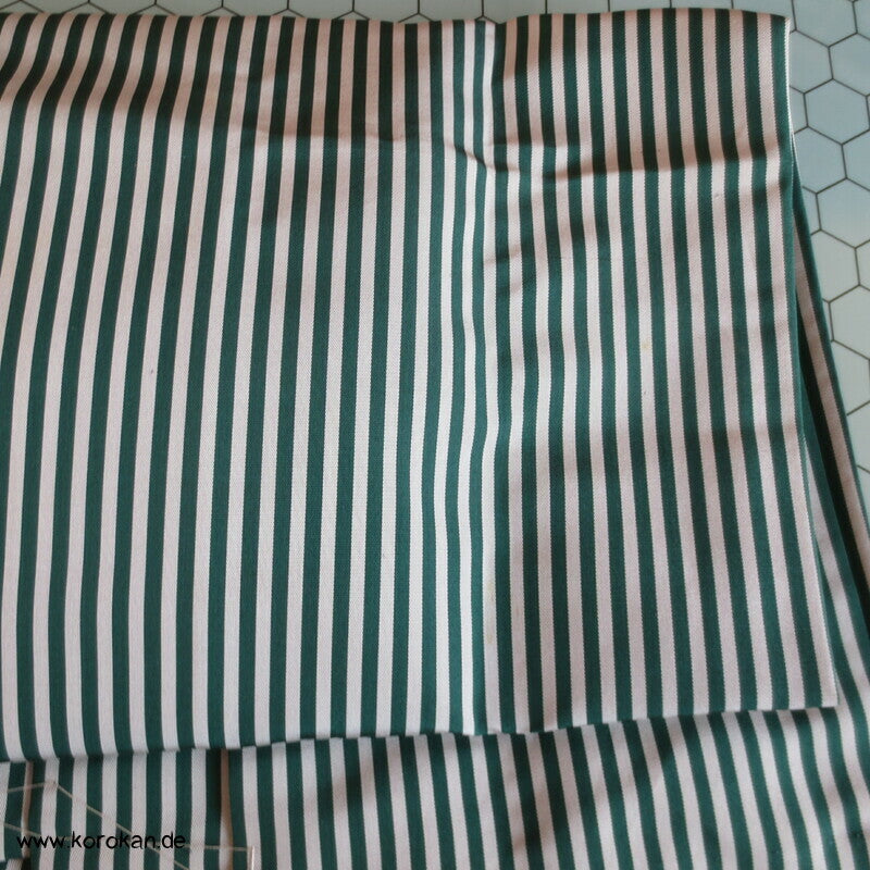 grün - grau gestreifte Hakama - Umanori Hosen - Typ