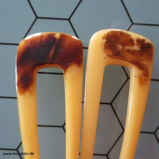 antike japanische Hornhaarnadeln