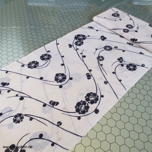 Sakura Zweige Yukata Kimono Baumwoll Stoff