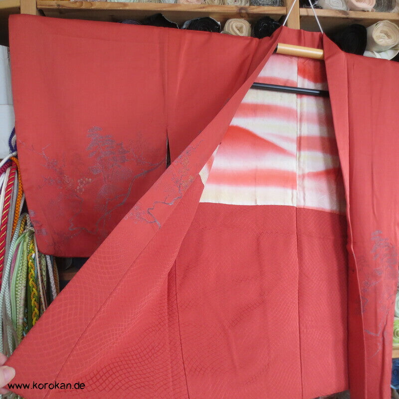 Urushi Lackfaden Landschaft Haori