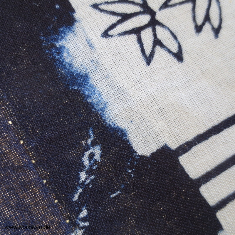 Bambus und Chrysanthemen Yukata Kimono Baumwoll Stoff