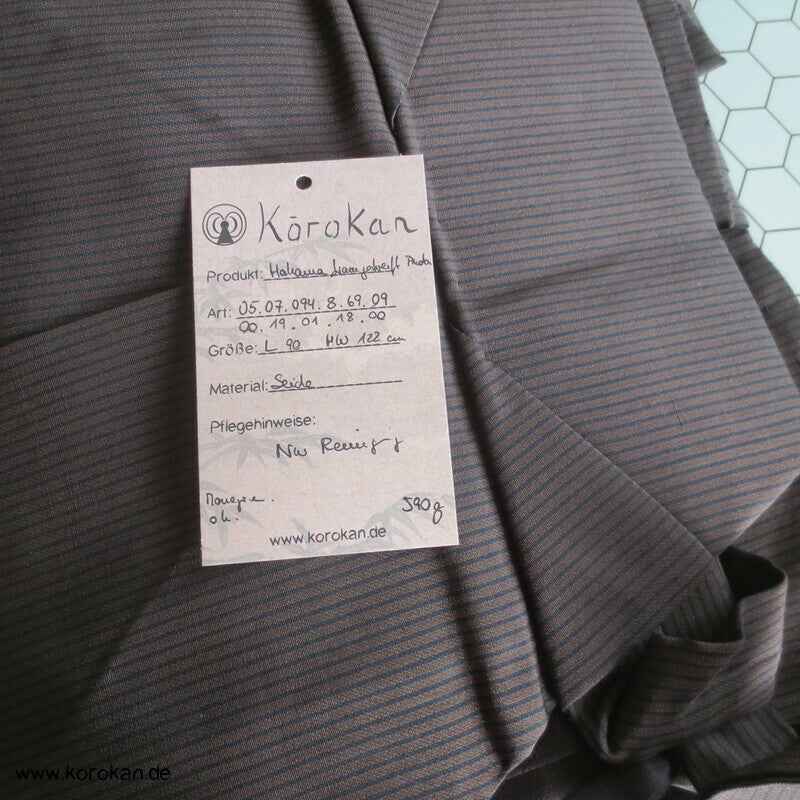 braun schwarz gestreifte Hakama - Andon - Rock - Typ