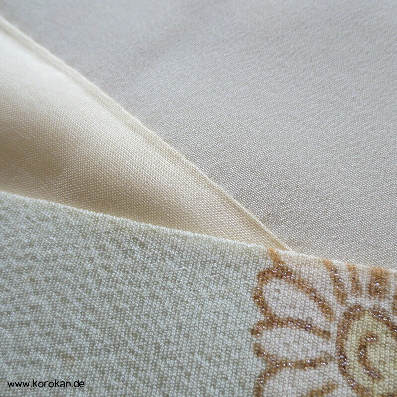pastelliger Vier Jahreszeiten Homongi Seiden Kimono