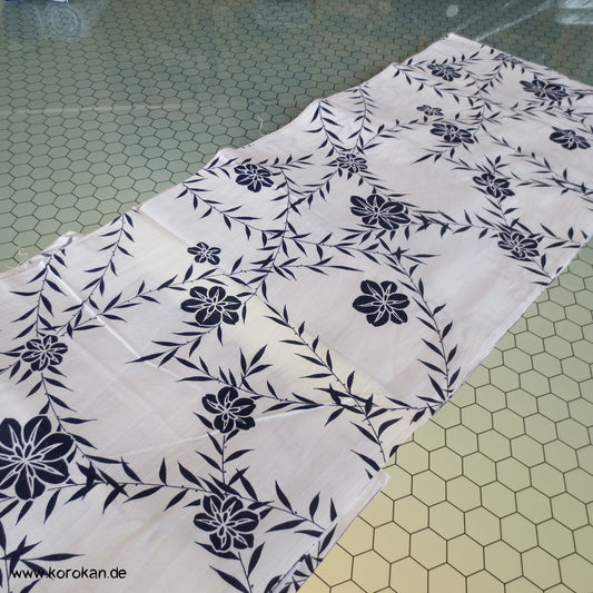Blüten, Zweige Yukata Kimono Baumwoll Stoff