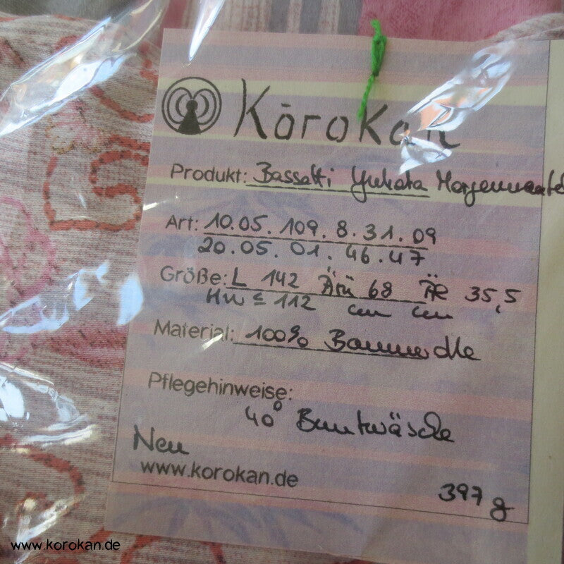 Bassetti Baumwoll Satin Granfoulard als Kimono Morgenmantel, Gr. M