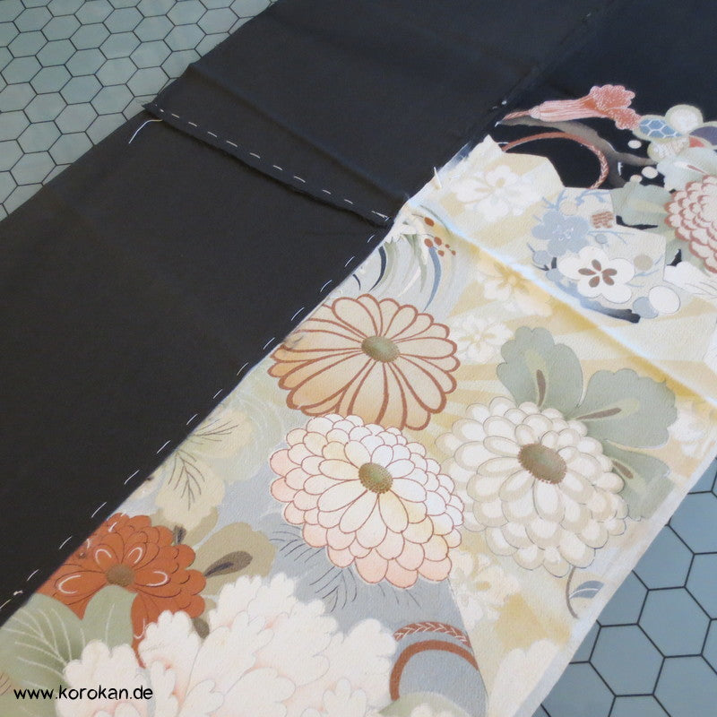 Antiker Araihari Tomesode Kimono destroyed heritage