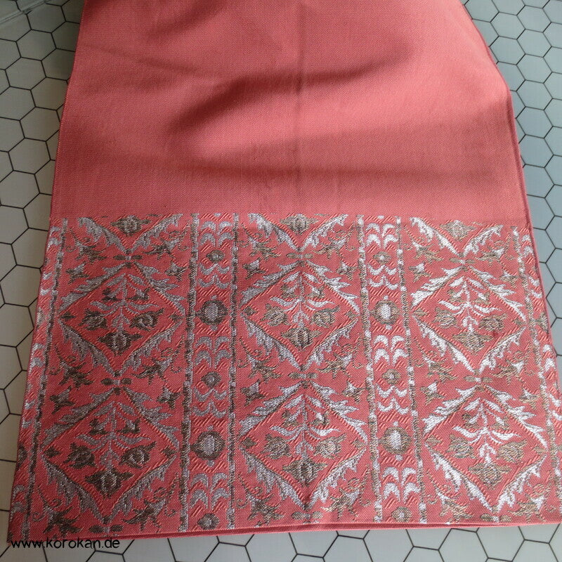 Diesteln auf altrosa Fukuro Obi