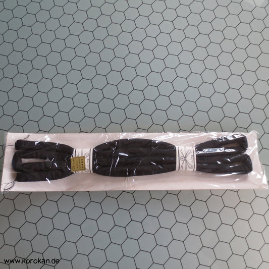 Marukuge, schwarze Seide, Vintage aber neu