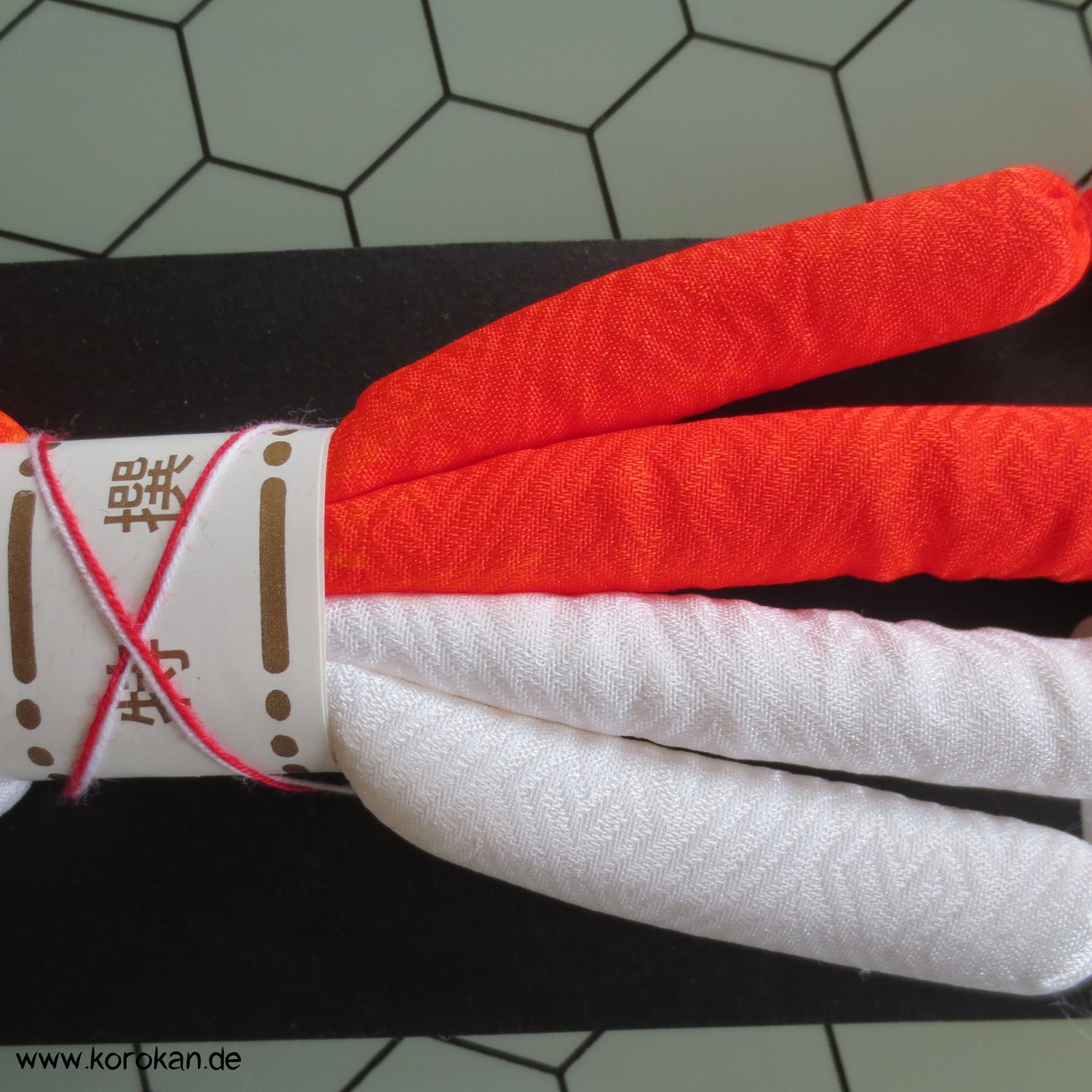 Marukuge, rot/ weiß, Vintage aber neu