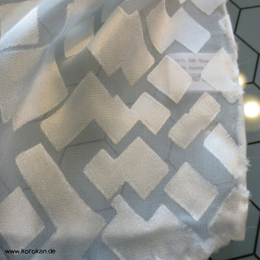 natur Shikishi Seidensamt Ausbrenner Schaltuch