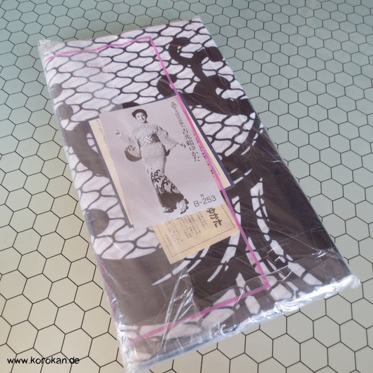 Tsunami Welle Yukata Kimono Baumwoll Stoff