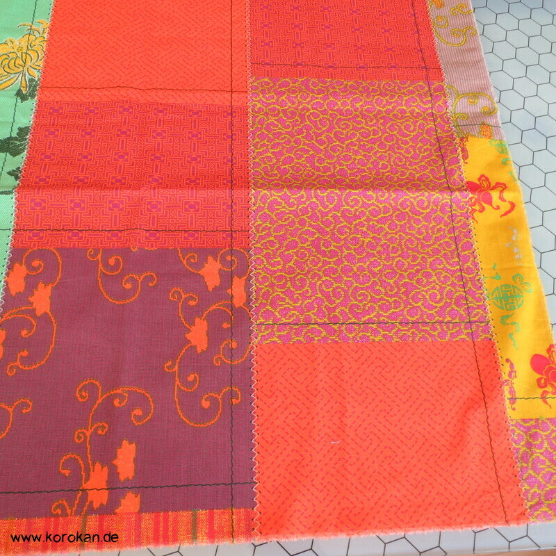 Chrysanthemenblüten Bassetti Baumwollstoff Kiku Patch