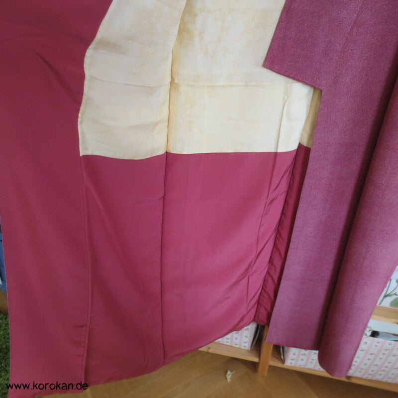 Same Edo Komon Seidencrepe Kimono