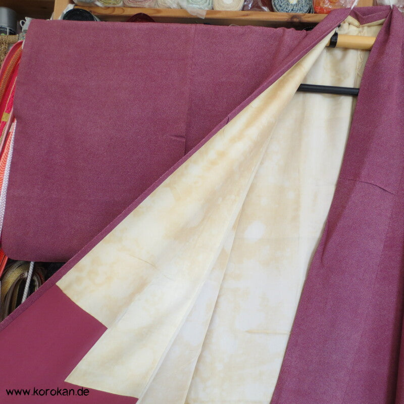 Same Edo Komon Seidencrepe Kimono