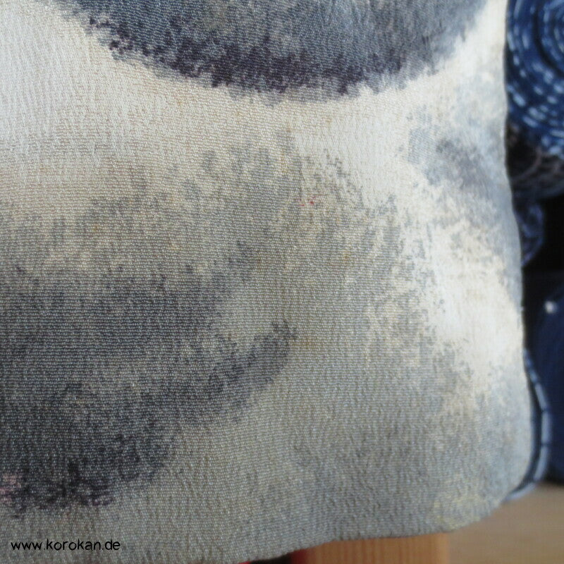 Wolkenwellen Seidencrepe Haori