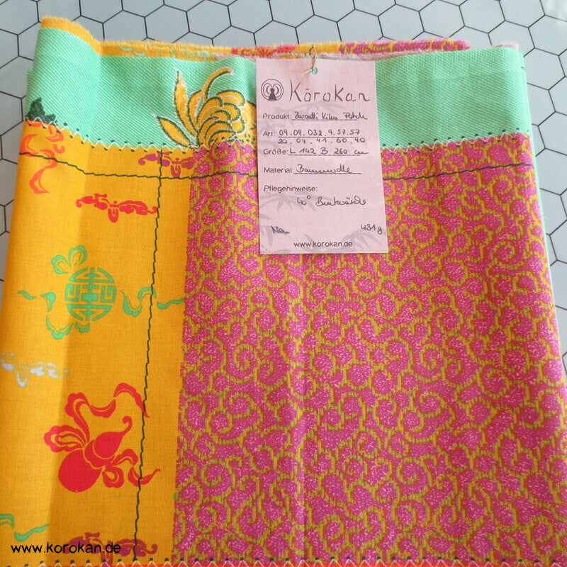 Chrysanthemenblüten Bassetti Baumwollstoff Kiku Patch