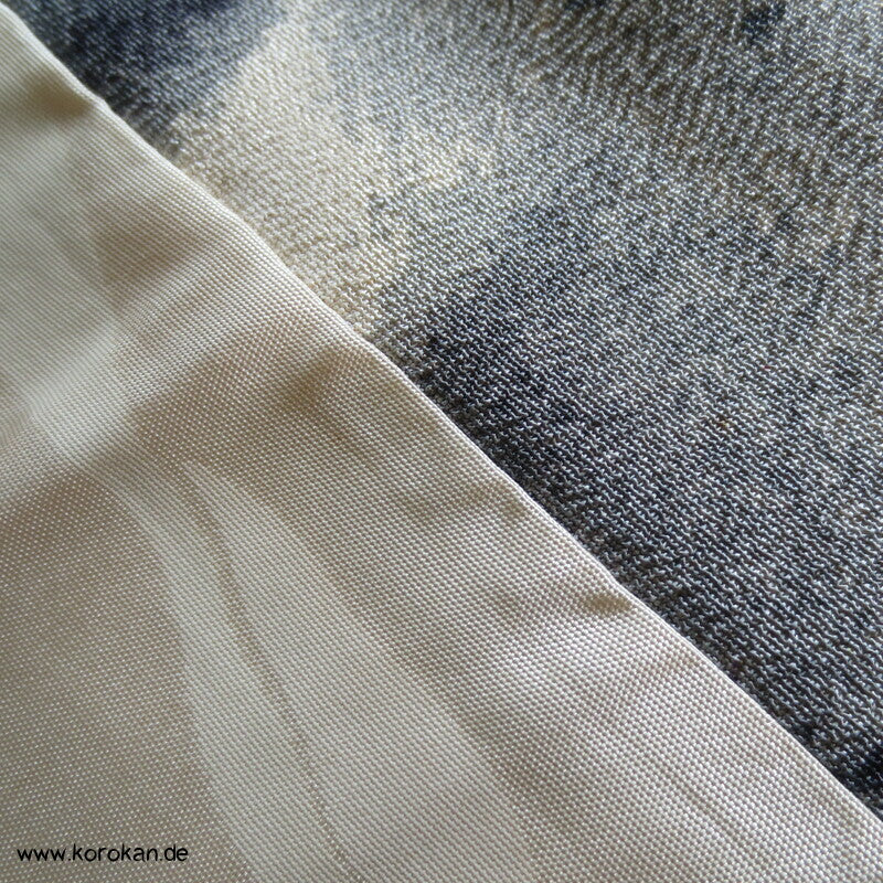 Wolkenwellen Seidencrepe Haori