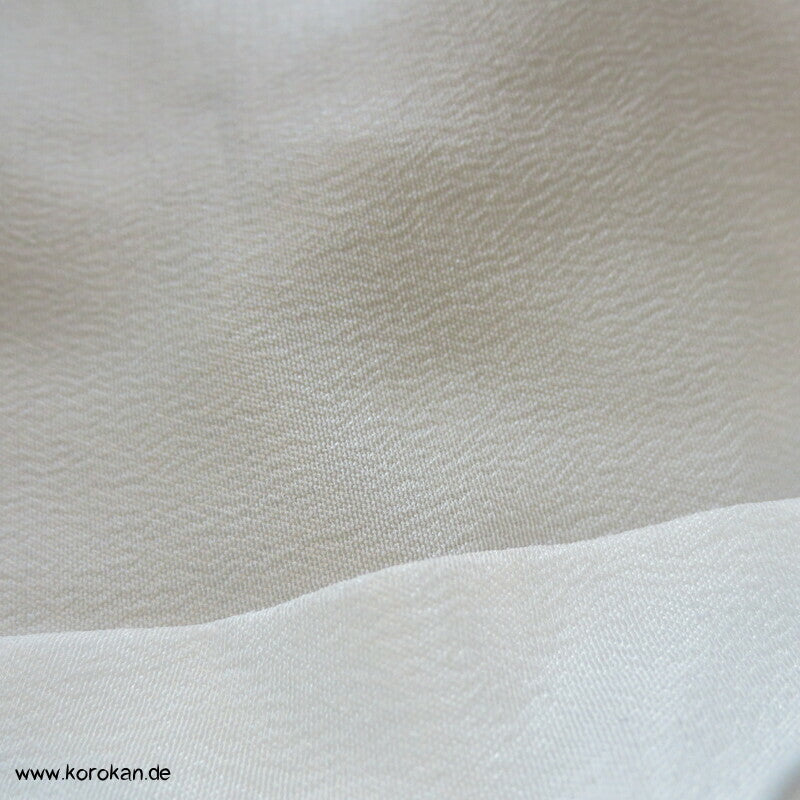 natur Kissenhülle Seiden Crepe de Chine, Reissverschluss