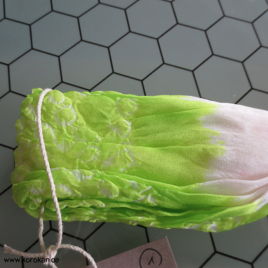 Shibori neonbuntes Himo - Bindeband, Seide