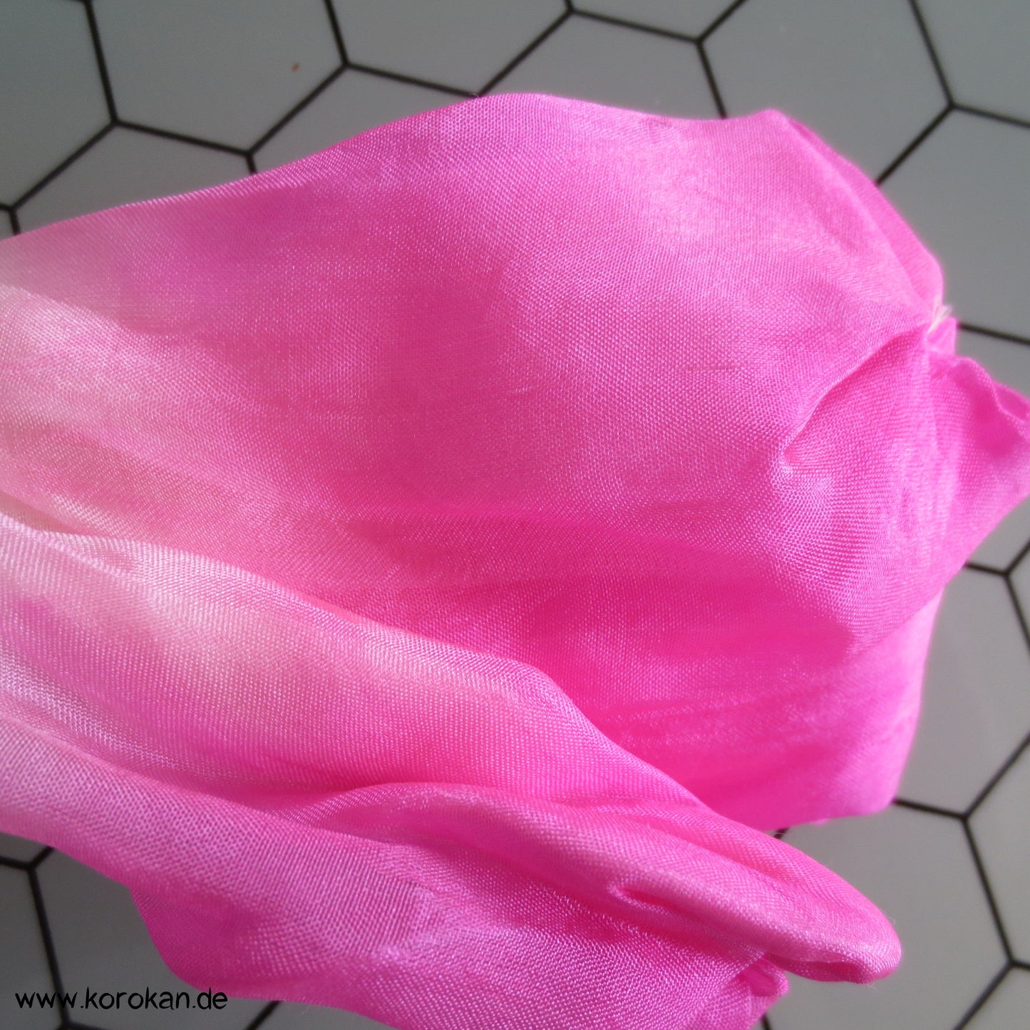 Shibori neonbuntes Himo - Bindeband, Seide