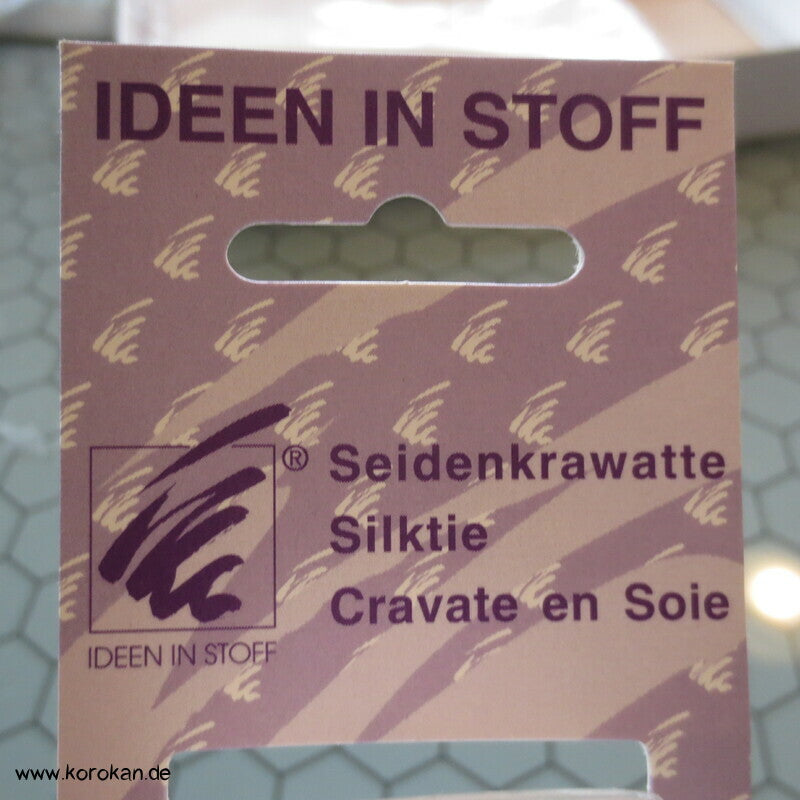 natur Seiden Pongé Krawatte